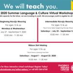 2020 Summer Language & Culture Virtual Workshops