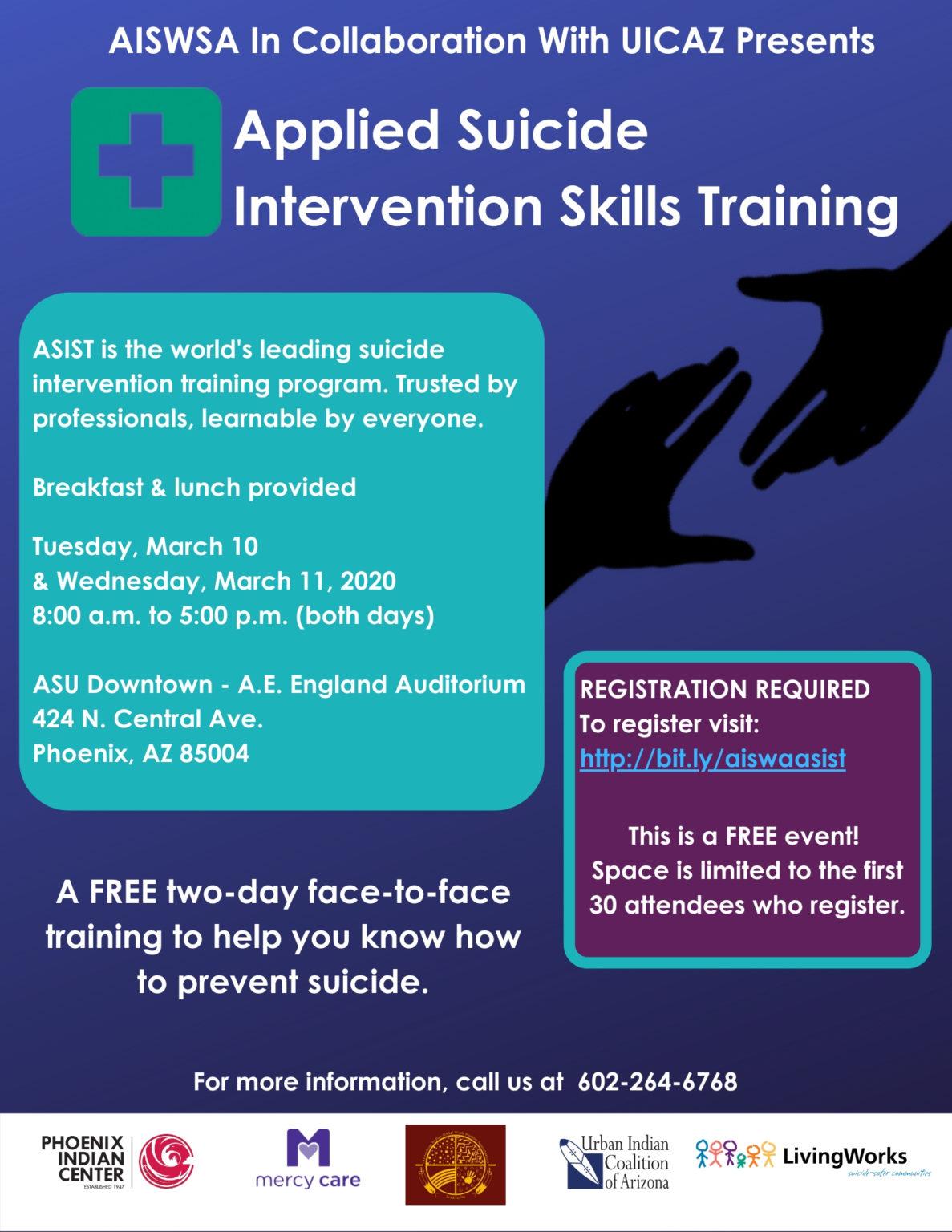 Applied Suicide Intervention Skills Training (ASIST)