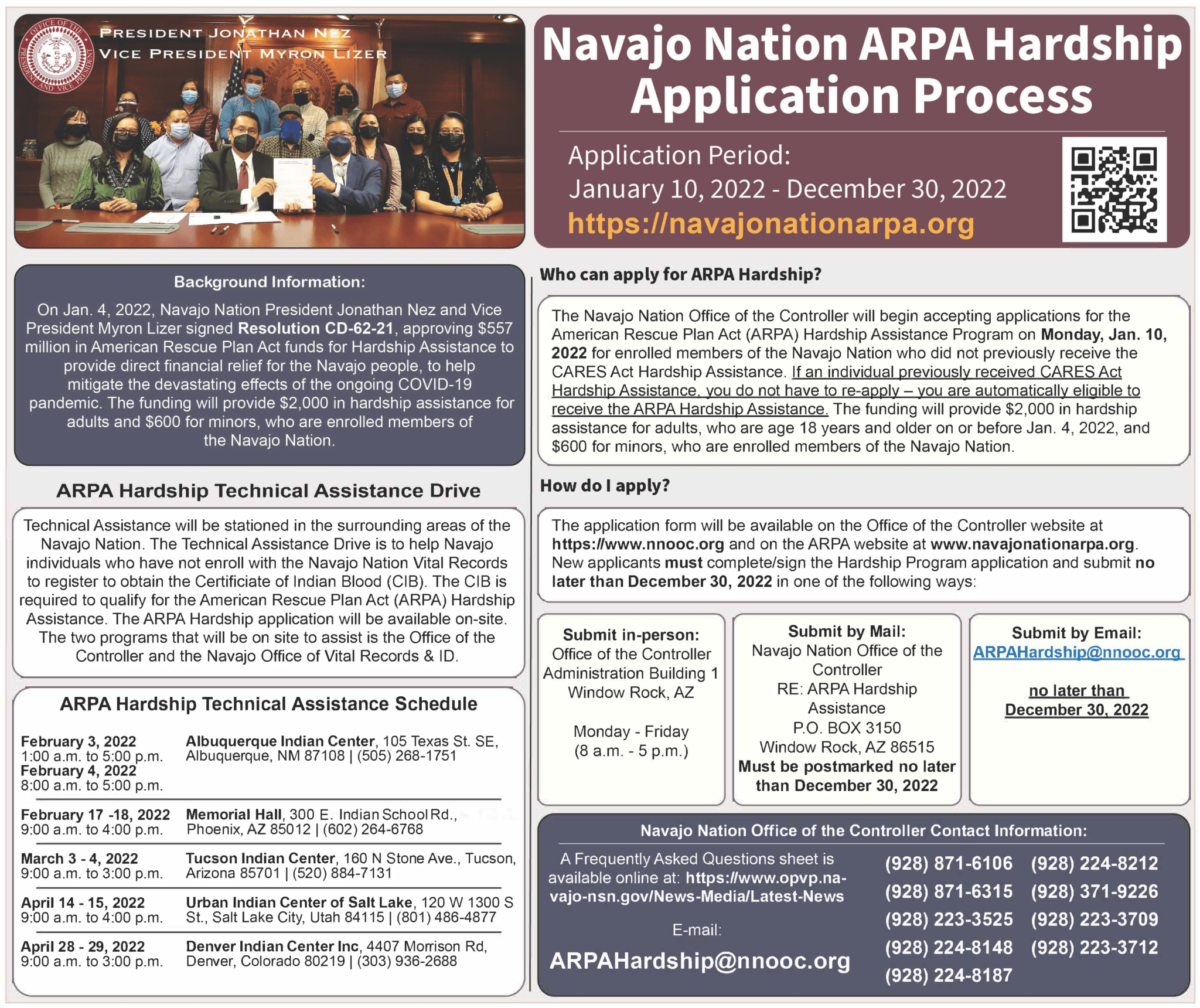 ARPA Hardship & CIB Technical Assistance