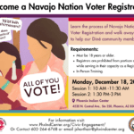 Navajo Nation Voter Registrar Training