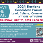 2024 Elections Candidate Forum: Land, Culture, Community