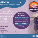 #AMileFor Suicide Prevention Awareness Walk